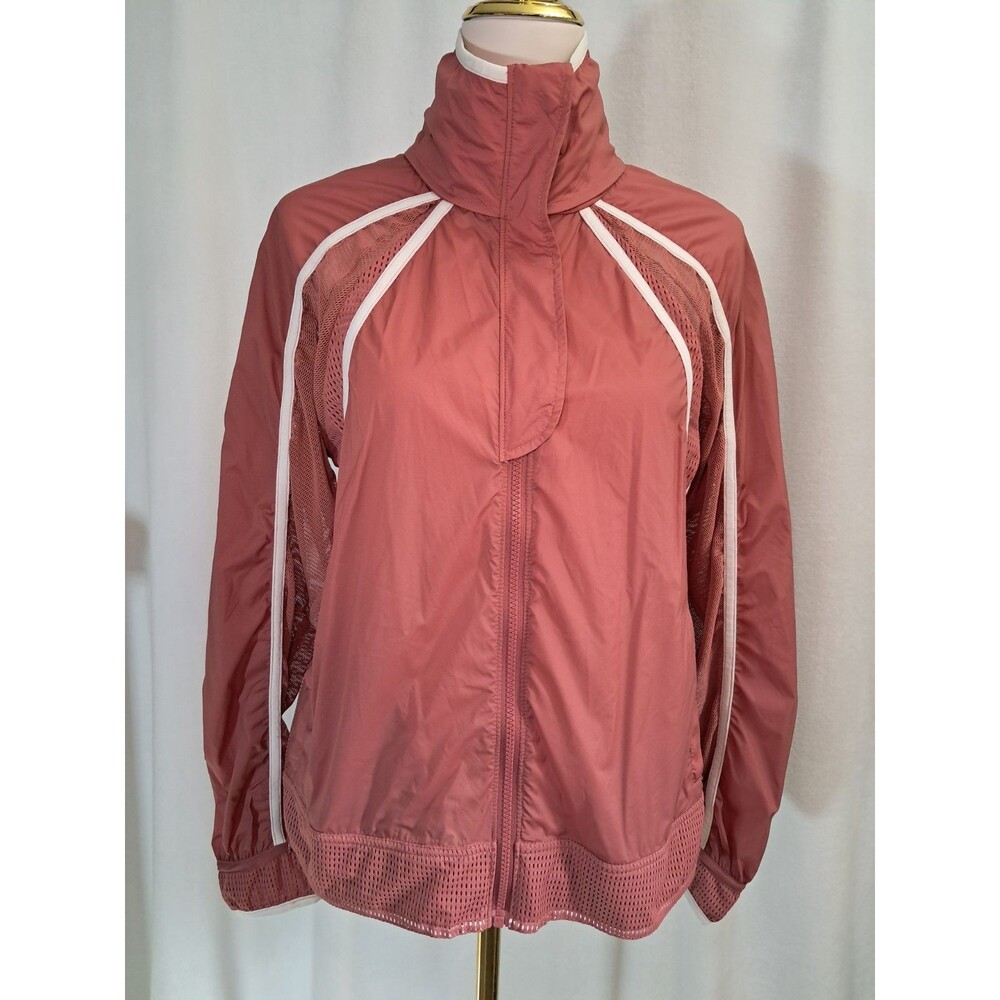 FP Movement Windbreaker Hoodie Side Zipper Rose June Pink Free People Size XS